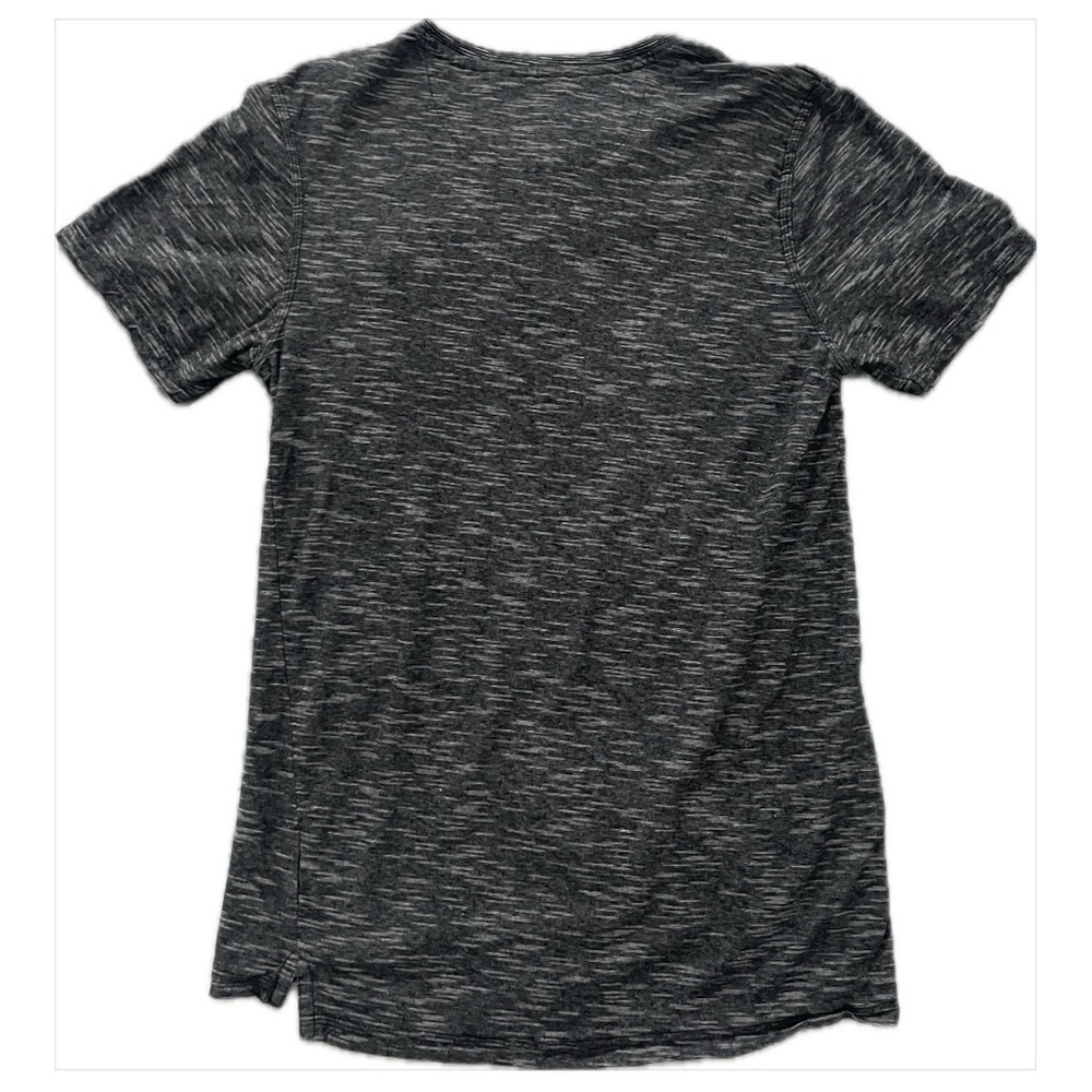 Paper Denim & Cloth Heathered Gray Short-Sleeve Henley Pocket Tee Men’s Size L - Picture 3 of 10